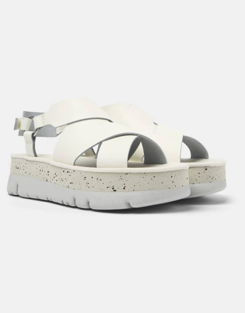 Camper - Oruga Up - Sandalen in Naturweiß von Camper