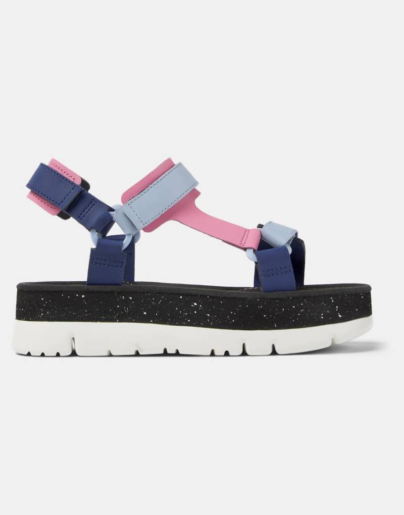 Camper - Oruga up - Sandalen in Blau/Rosa von Camper