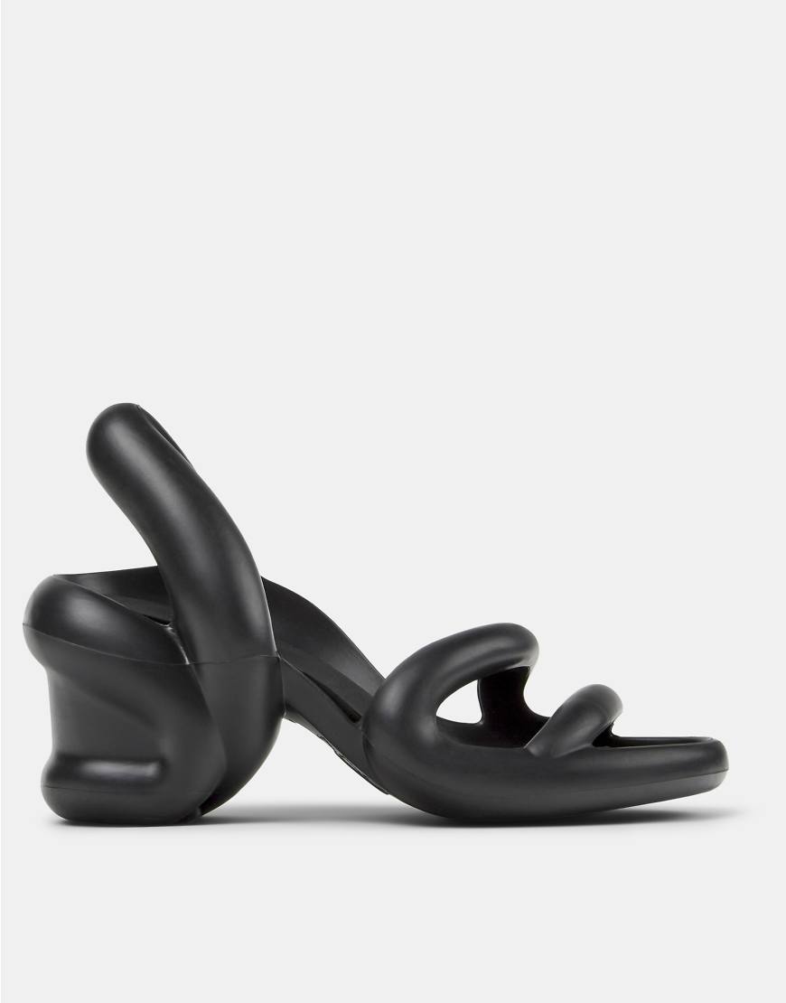 Camper - Sandaletten in Schwarz mit Absatz von Camper