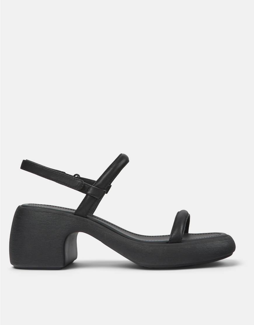 Camper - Sandaletten in Schwarz mit Absatz von Camper