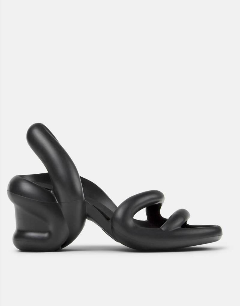 Camper - Sandaletten in Schwarz mit Absatz von Camper