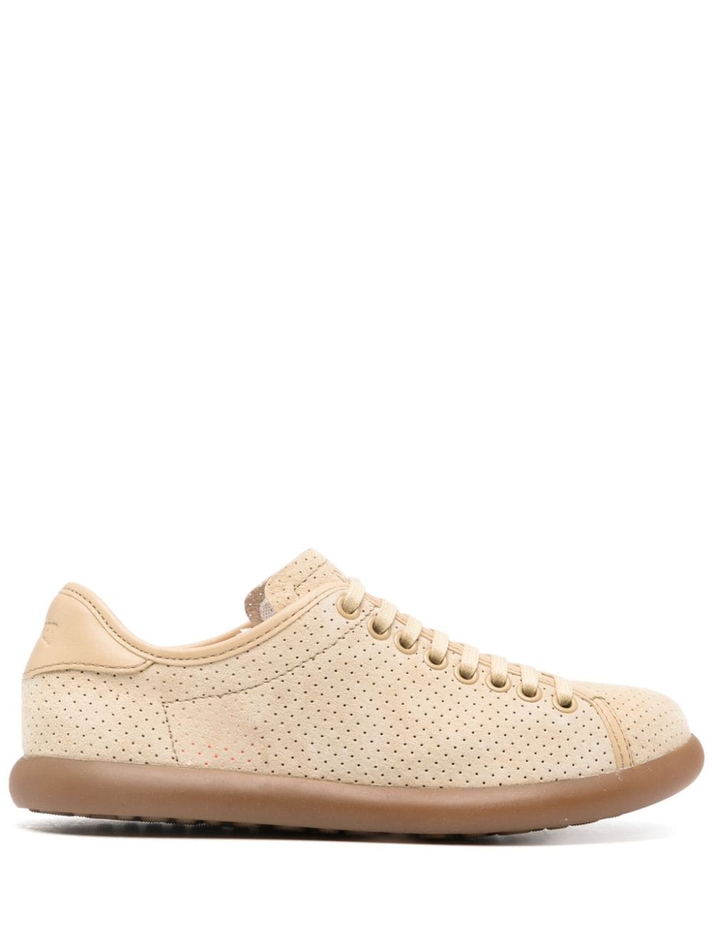 Camper Strobel Sneakers aus Wildleder - Nude von Camper