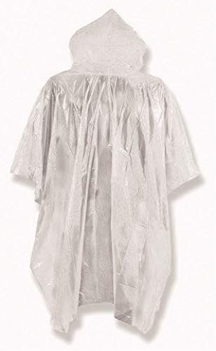 Regenponcho 130x205 cm Regencape transparent 45g Regenumhang Unisex Poncho von Campfrei