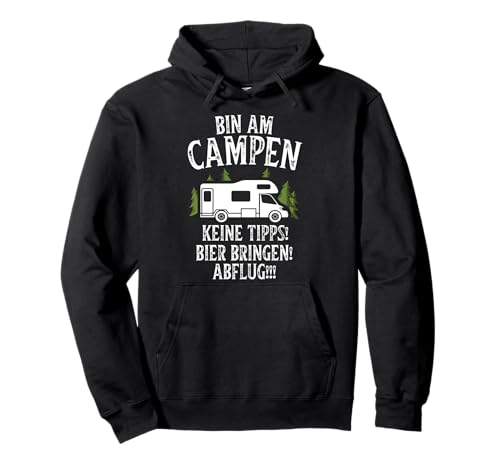 Camping Herren Dauercamper Abenteuer Lagerfeuer Zelten Damen Pullover Hoodie von Camping Geschenk Camper Wohnmobil Van Wohnwagen