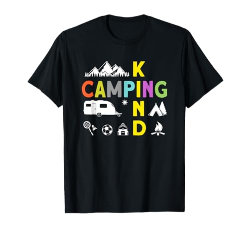 Camping Kinder Zubehör Wohnwagen Junge Mädchen Camping Kind T-Shirt Schwarz Klein Unisex-Kinder Camping-themed Kinder T-Shirt T-Shirt mit kurzen Ärmeln Kurzarm Camping Camping Kinder Zubehör Wohnwagen Junge Mädchen Camping Kind T-Shirt Schwarz Klein Unisex-Kinder Camping-themed Kinder T-Shirt T-Shirt mit kurzen Ärmeln Kurzarm Camping von Camping Kinder Zubehör Wohnwagen Junge Mädchen