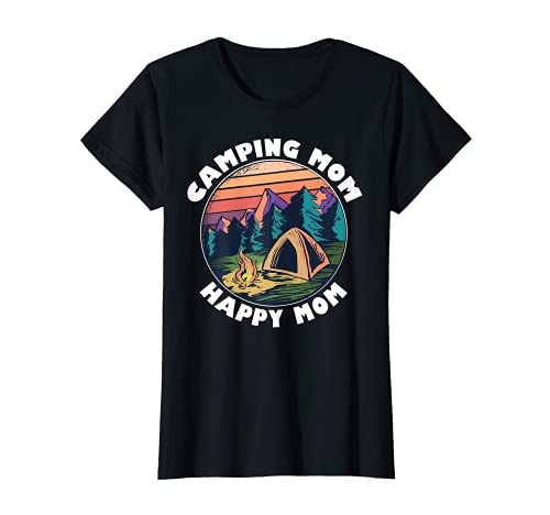 Damen Camping Mama Shirt Witziges Mutter Camper Geschenk T-Shirt von Camping Mama Shirtz