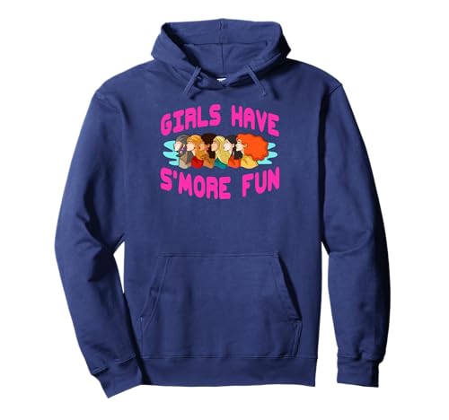 Mädchen haben mehr Spaß Lagerfeuer Spruch Pullover Hoodie Mädchen haben mehr Spaß Lagerfeuer Spruch Pullover Hoodie von Camping Witz Abenteuer Spruch für Frauen