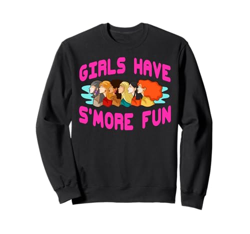 Mädchen haben mehr Spaß Lagerfeuer Spruch Sweatshirt Mädchen haben mehr Spaß Lagerfeuer Spruch Sweatshirt von Camping Witz Abenteuer Spruch für Frauen
