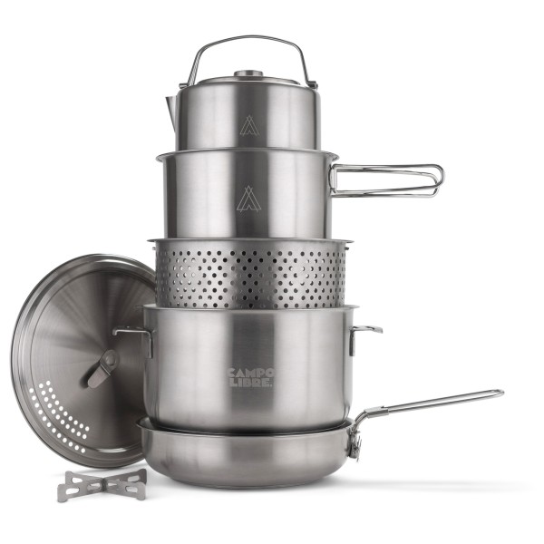 Campo Libre - Enzo 8 Pieces - Kochset grau von Campo Libre