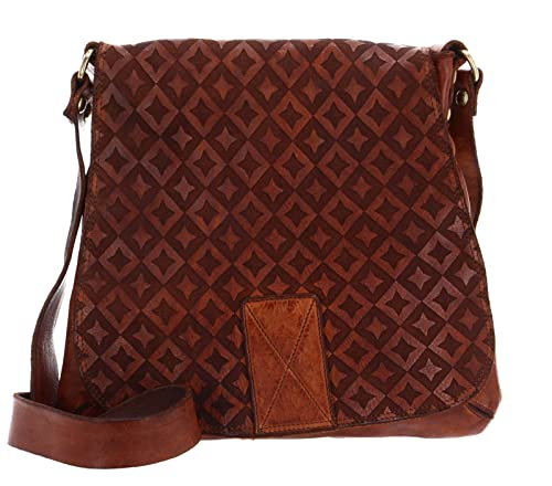 Campomaggi Crossbody Bag with Flap Cognac von Campomaggi