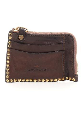 Campomaggi Kleine flache Geldbörse aus Leder, Moro C1501, T.U. von Campomaggi