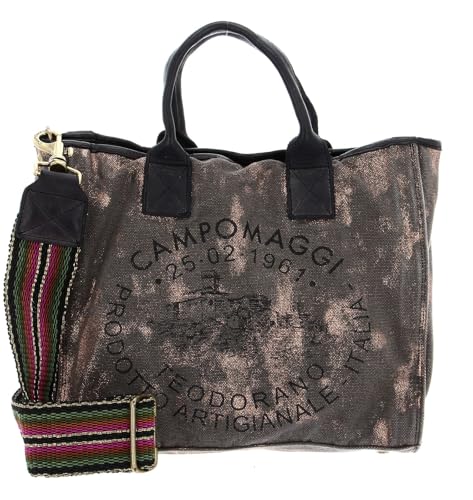 Campomaggi Shopping Bag S Bronzo - T/Grigio + St. Nera von Campomaggi
