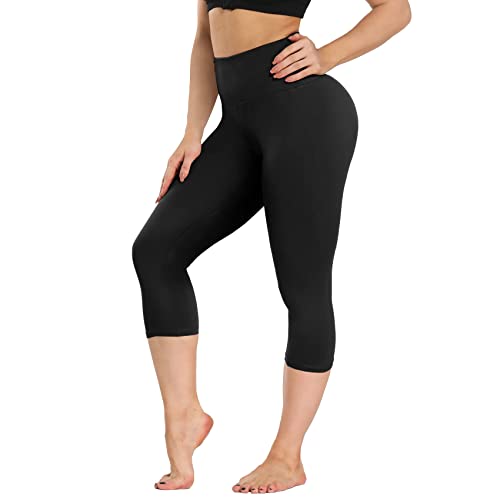 Campsnail Capri Leggings Damen 3/4 Leggins High Waist Blickdicht Yoga Sporthose von Campsnail