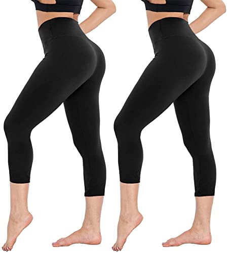 Campsnail Capri Leggings Damen 3/4 Leggins High Waist Blickdicht Yoga Sporthose von Campsnail