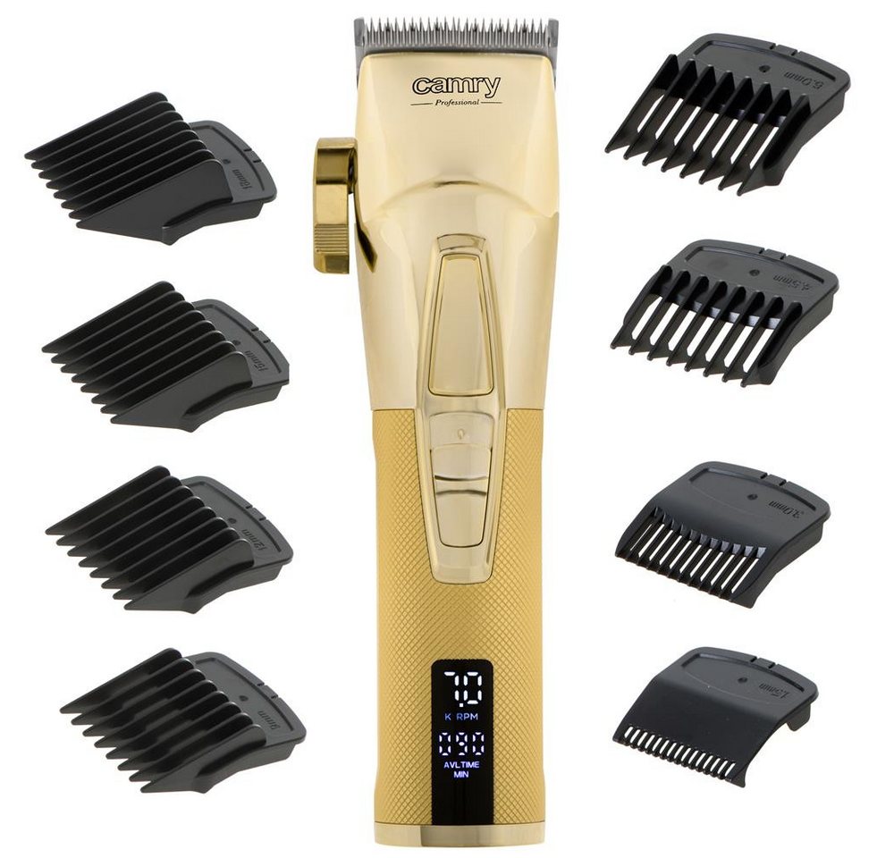Camry Haarschneider CR 2835, Premium Haarschneidemaschine, LCD, Trimmer, Bartschneider, gold Camry Haarschneider CR 2835, Premium Haarschneidemaschine, LCD, Trimmer, Bartschneider, gold von Camry
