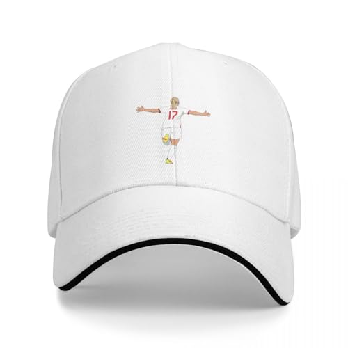 Basecap Beth Mead England Hattrick Baseball Cap Streetwear Golf Hut Mann Big Size Hut Snap Back Hutkappe für Frauen Männer von CanKan