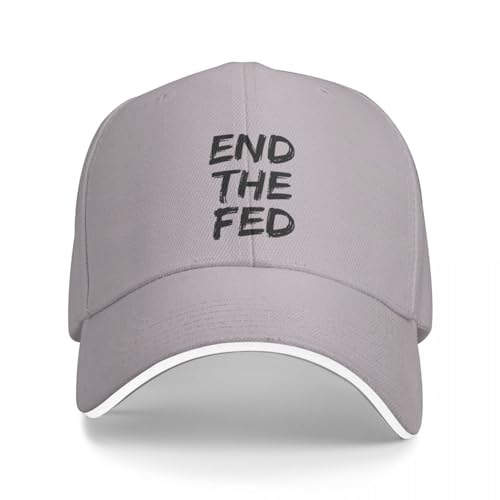 Basecap End The Fed Cap Baseball Cap Snapback Cap Hut Damen Hüte für die Sonne Herren von CanKan