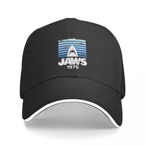 Basecap Jaws Film 1975 Kunst Baseball Cap Mann Caps Party Hüte modisch Baseball Cap Männer Damen von CanKan