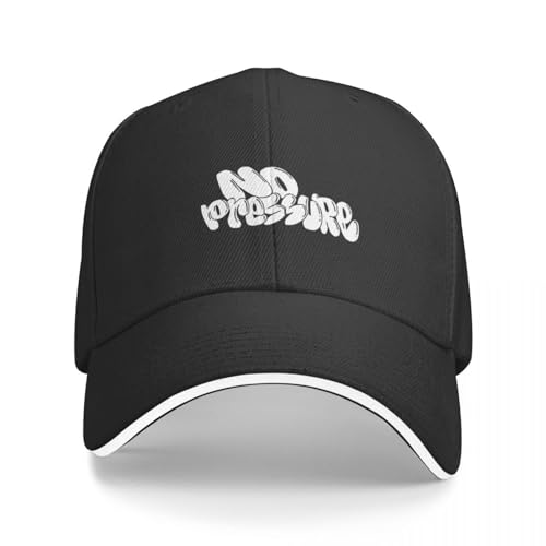 Basecap Merch Logo – No Pressure Baseball Cap Rave Ball Cap Hut für Männer und Frauen von CanKan