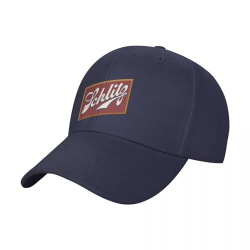 Basecap Schlitz Bier Logo sauber Baseball Cap Ball Cap Luxus Hut Golf Hut Damen Beach Visier Herren von CanKan