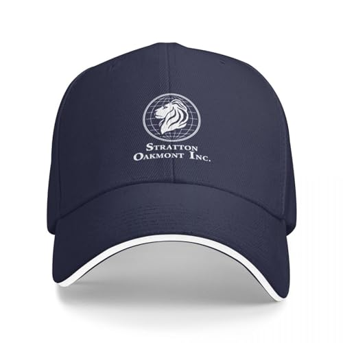 Basecap Wolf of Wall Street Stratton Oakmont Logo Cap Baseballkappe Baseballkappe Sonnenhut Damen Kappe Herren von CanKan