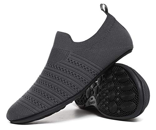 CanLeg Hausschuhe für Erwachsene, leicht, rutschfest, für Damen und Herren, 20002 dunkelgrau, 10.5-11 Women/9-9.5 Men CanLeg Hausschuhe für Erwachsene, leicht, rutschfest, für Damen und Herren, 20002 dunkelgrau, 10.5-11 Women/9-9.5 Men von CanLeg