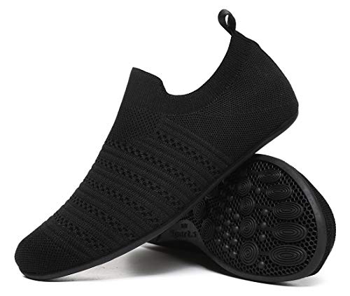 CanLeg Hausschuhe für Erwachsene, leicht, rutschfest, für Damen und Herren, 20002allblack, 9-10 Women/7.5-8.5 Men CanLeg Hausschuhe für Erwachsene, leicht, rutschfest, für Damen und Herren, 20002allblack, 9-10 Women/7.5-8.5 Men von CanLeg