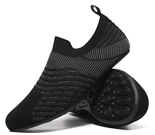 CanLeg Hausschuhe für Erwachsene, leicht, rutschfest, für Damen und Herren, 20003 Schwarzgrau, 4.5-5.5 Women/3-4 Men von CanLeg