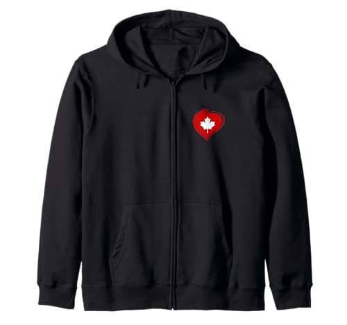 Kanada-Flagge, kanadisches Ahornblatt, Wandern, Camping, Herren, Damen, Kinder Kapuzenjacke von Canada Flag Canadian Apparel
