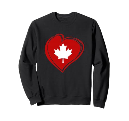 Kanada-Flagge, kanadisches Ahornblatt, Wandern, Camping, Herren, Damen, Kinder Sweatshirt von Canada Flag Canadian Apparel