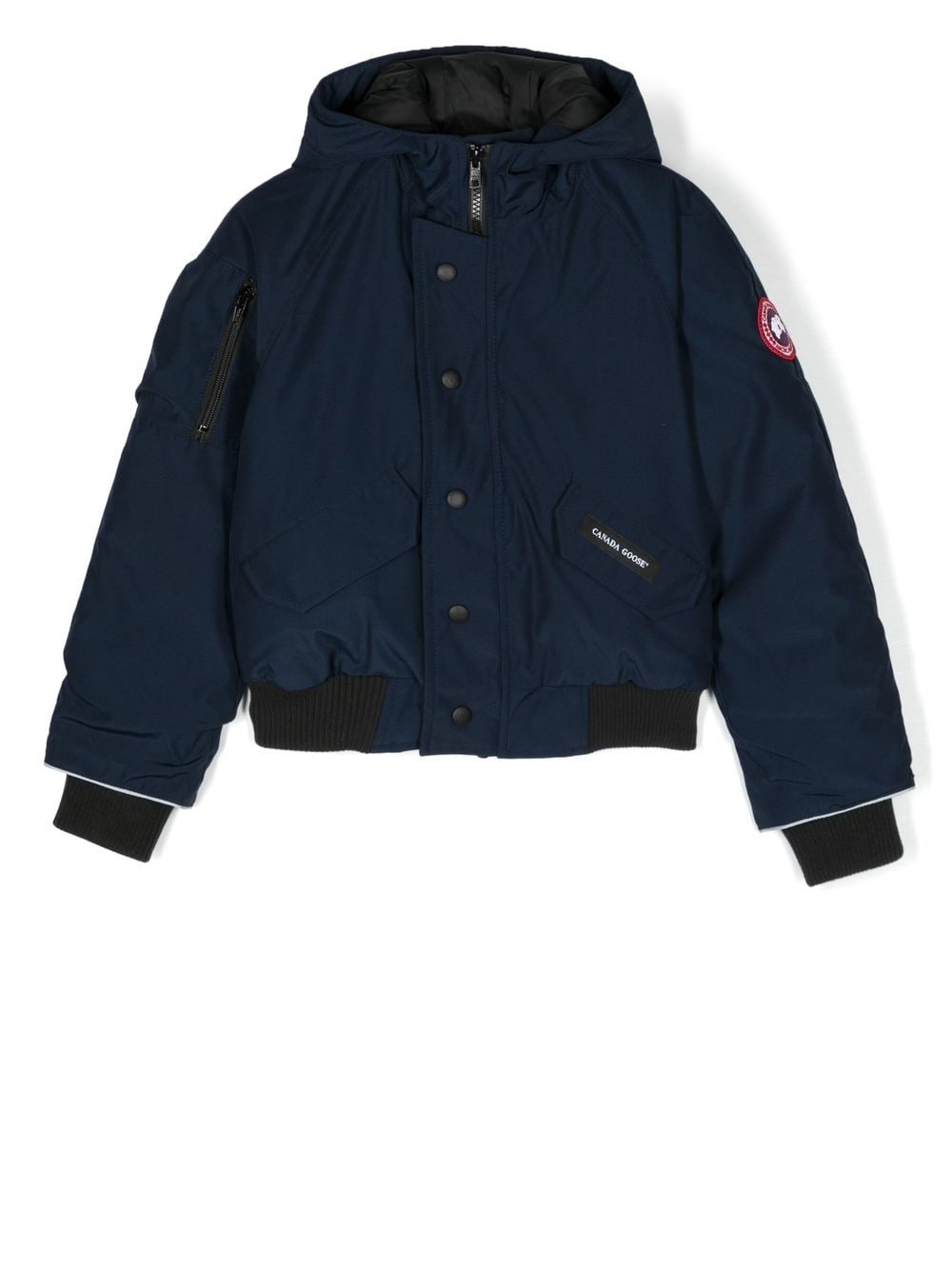 Canada Goose Kids Kapuzenjacke mit Kontrastdetails - Blau von Canada Goose Kids