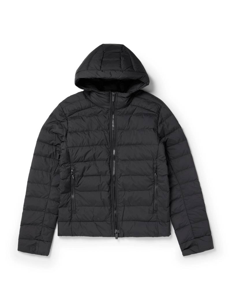 Canada Goose - Crofton Logo-Appliquéd Quilted Enduraluxe® Hooded Down Jacket - Men - Black - XS von Canada Goose