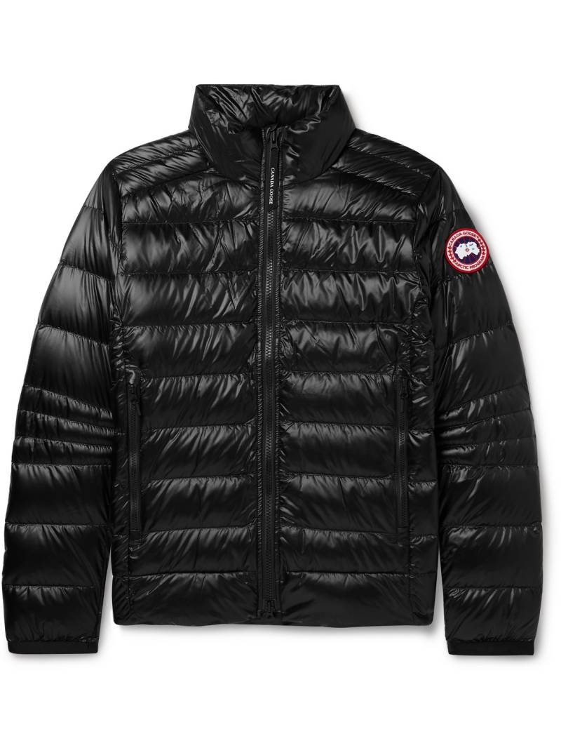 Canada Goose - Crofton Slim-Fit Quilted Recycled Nylon-Ripstop Down Jacket - Men - Black - XL von Canada Goose