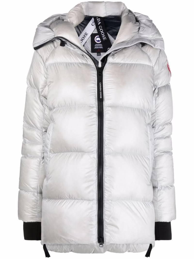 Canada Goose Daunenjacke mit Logo-Patch - Grau von Canada Goose