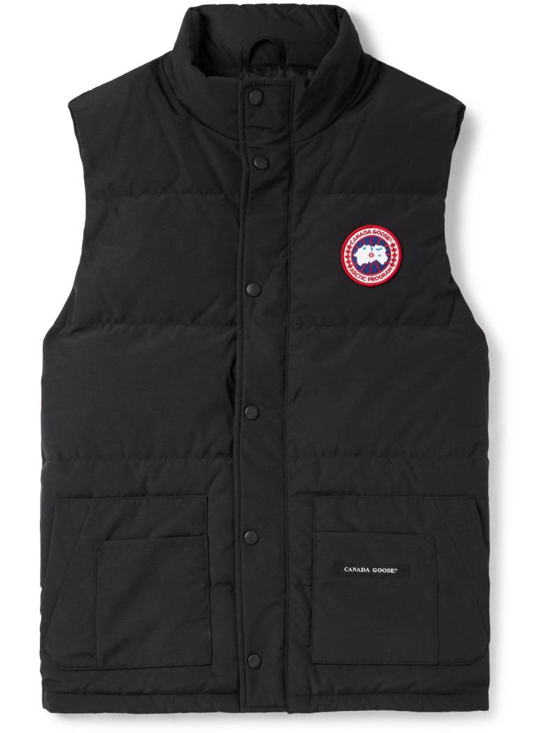 Canada Goose - Freestyle Logo-Appliquéd Quilted Shell Down Gilet - Men - Black - XL von Canada Goose
