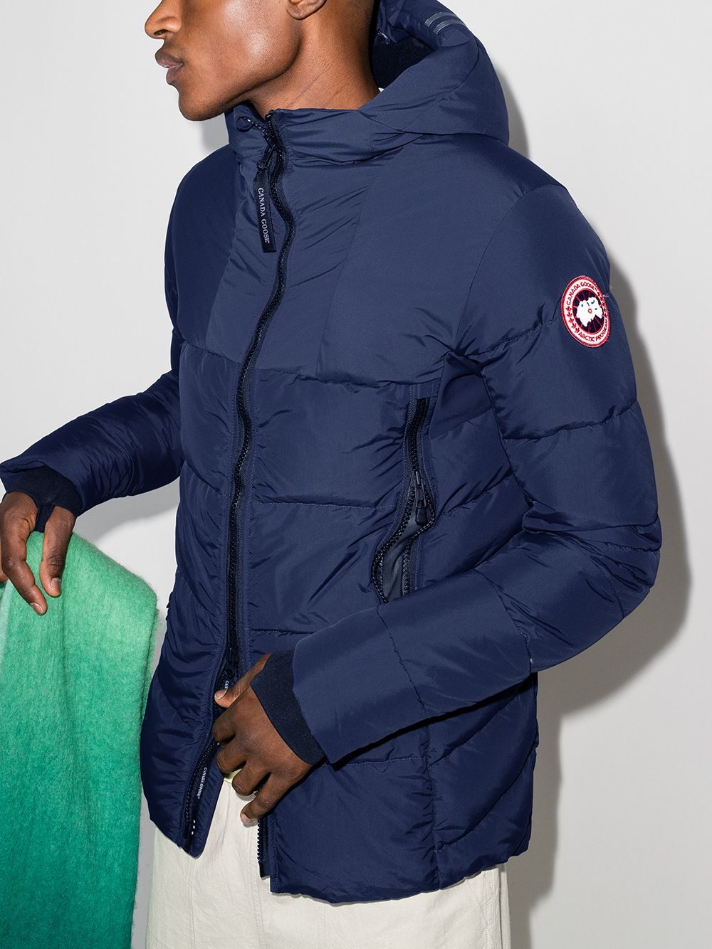 Canada Goose Gefütterte Jacke mit Riemen - Blau von Canada Goose