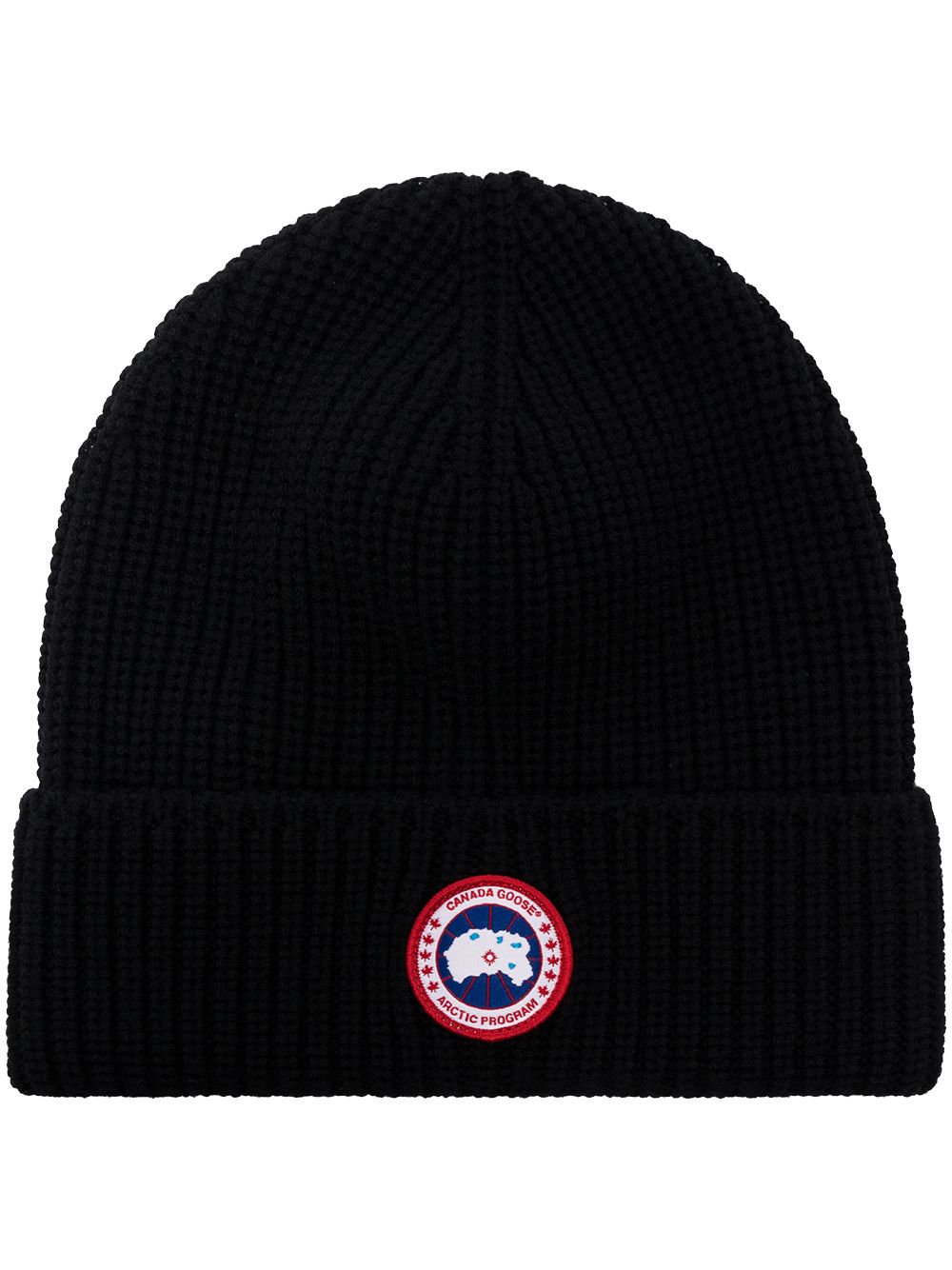 Canada Goose Gerippte Arctic Disc Strickmütze - Schwarz von Canada Goose