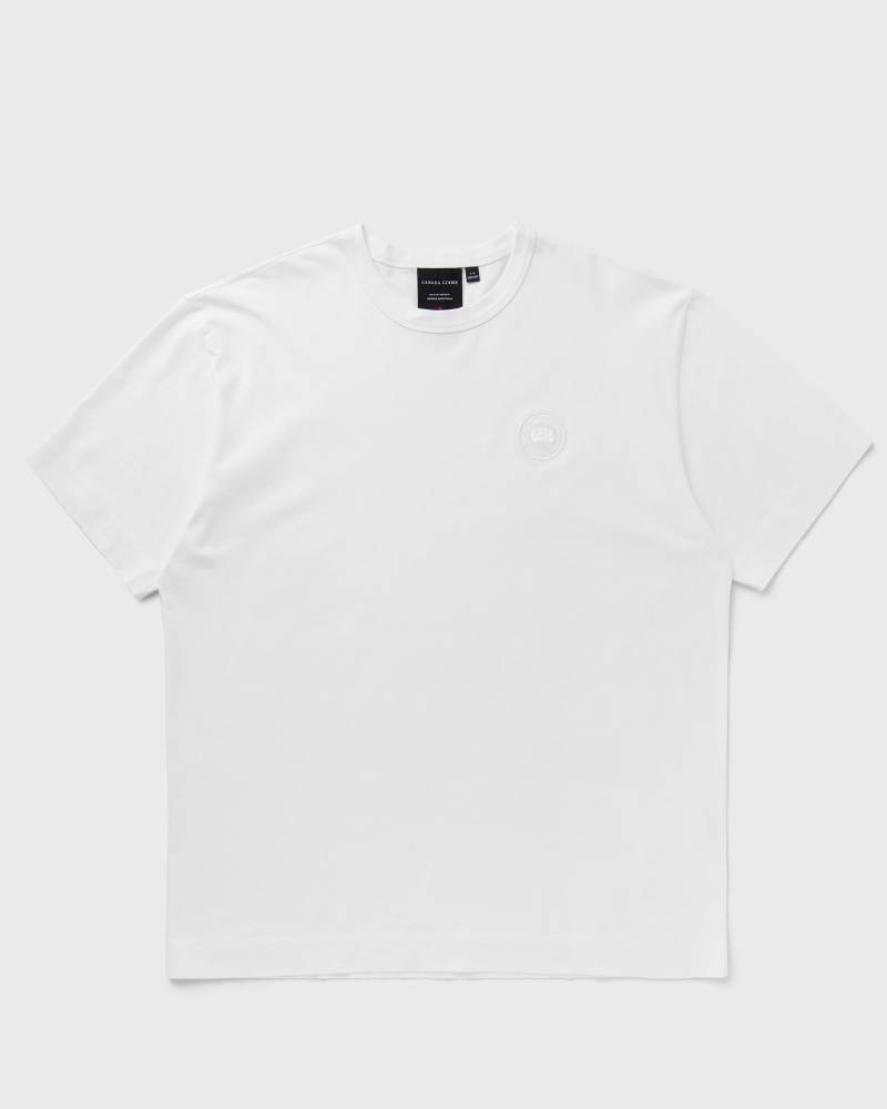Canada Goose Gladstone T-Shirt Embroidered Disc men Shortsleeves white in Größe:L von Canada Goose