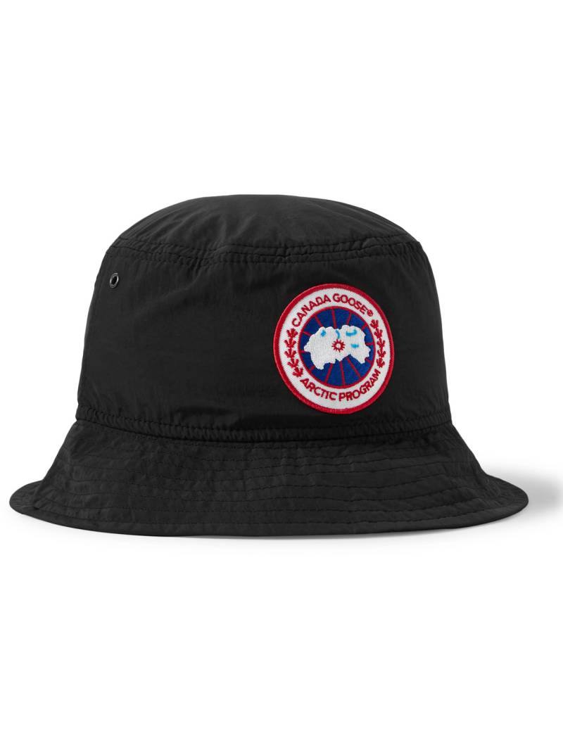 Canada Goose - Haven Logo-Appliquéd Shell Bucket Hat - Men - Black - M/L von Canada Goose