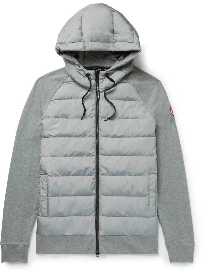 Canada Goose - HyBridge Huron Quilted Shell and Cotton-Jersey Down Jacket - Men - Gray - S von Canada Goose