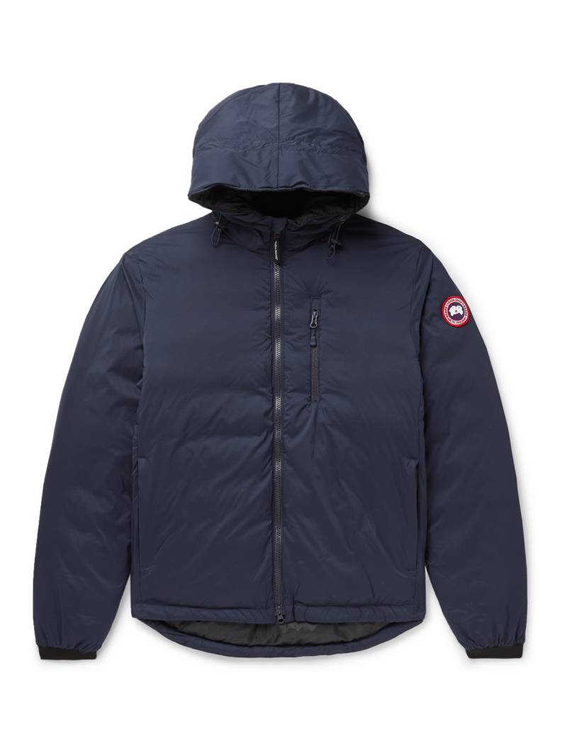 Canada Goose - Lodge Slim-Fit Nylon-Ripstop Hooded Down Jacket - Men - Blue - M von Canada Goose