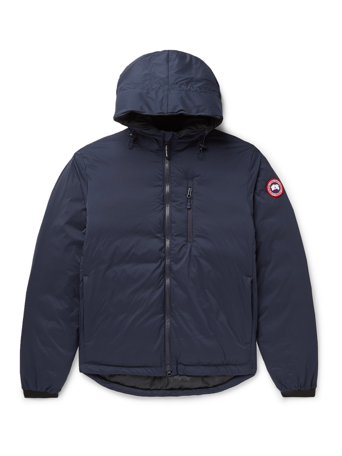 Canada Goose - Lodge Slim-Fit Nylon-Ripstop Hooded Down Jacket - Men - Blue - XS von Canada Goose