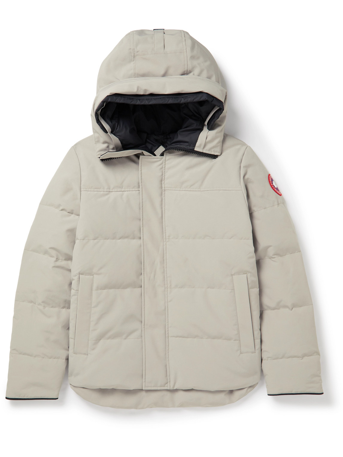 Canada Goose - Macmillan Logo-Appliquéd Quilted Shell Hooded Down Parka - Men - Neutrals - XL von Canada Goose