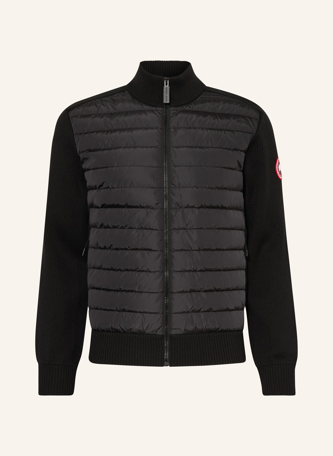 Canada Goose Strickjacke Hybrdige Im Materialmix schwarz von Canada Goose