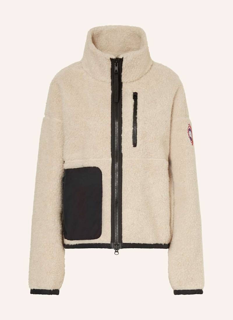 Canada Goose Teddyfell-Jacke Simcoe beige von Canada Goose