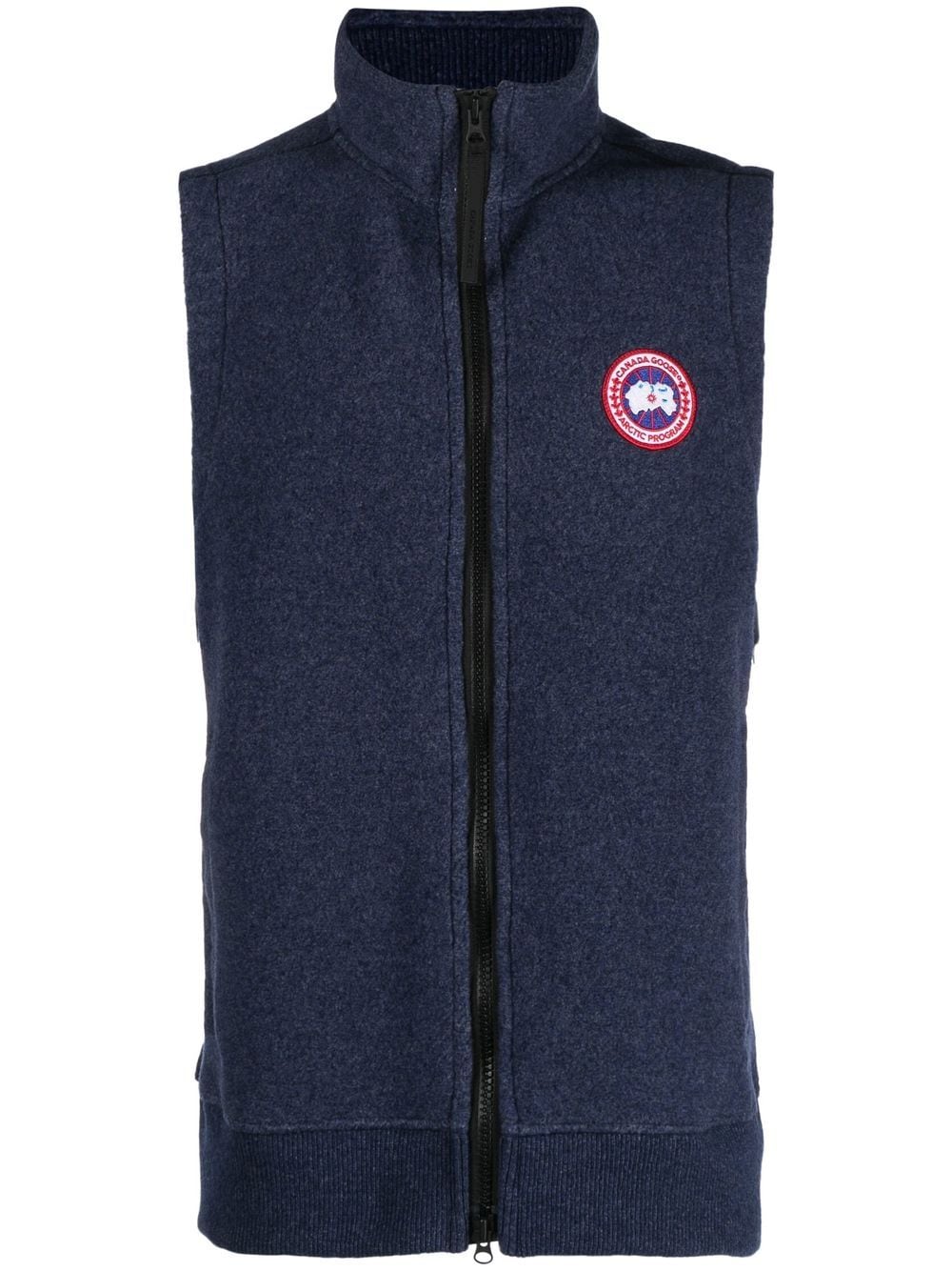 Canada Goose Strickweste mit Logo-Patch - Blau von Canada Goose