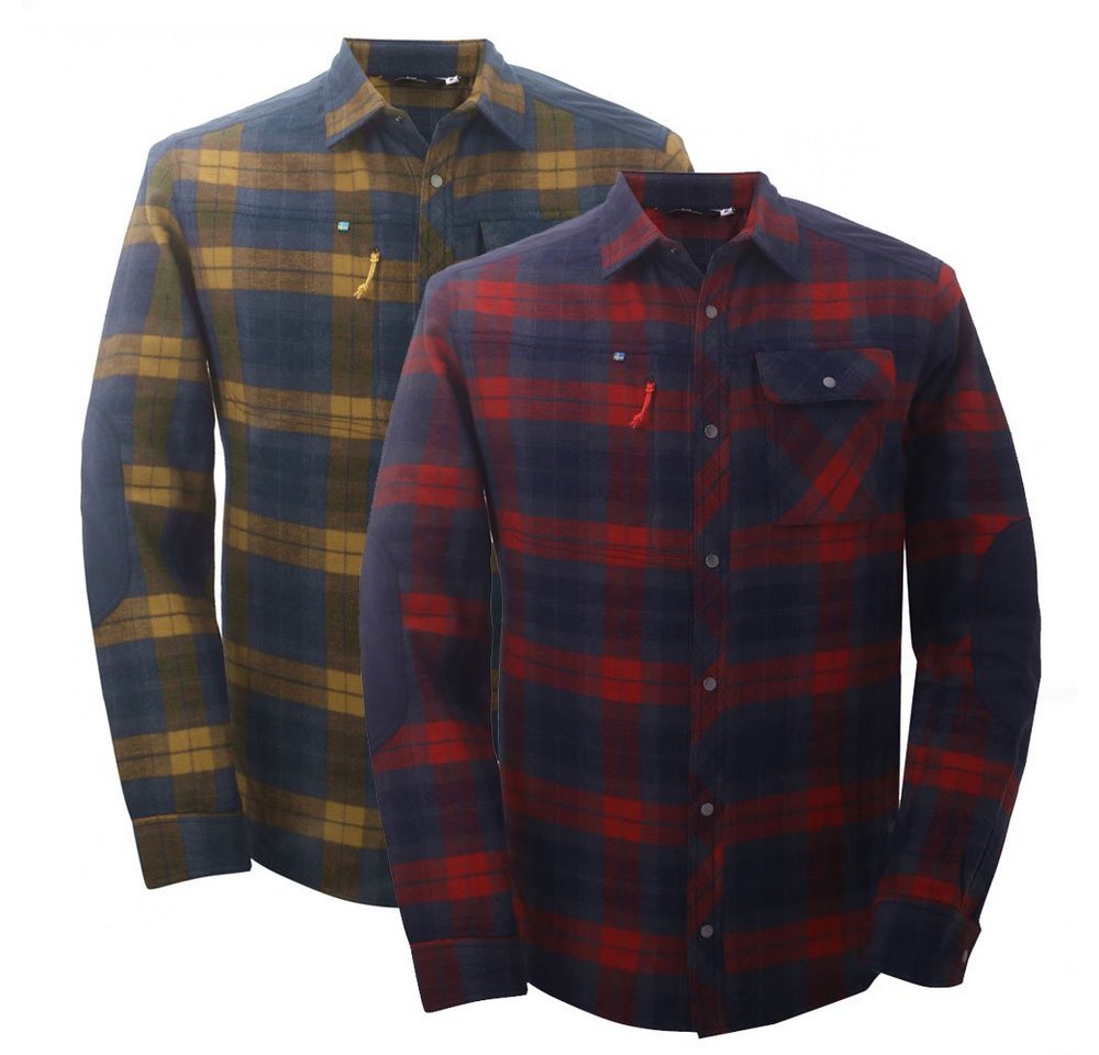 Canada North Langarmshirt CANADA NORTH - Nechako - Herren Flannel Hemd von Canada North