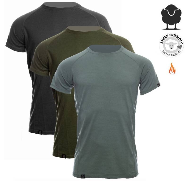 Canada North T-Shirt CANADA NORTH - 100% Merino Herren T-Shirt CHILCOTIN - mulesing frei von Canada North