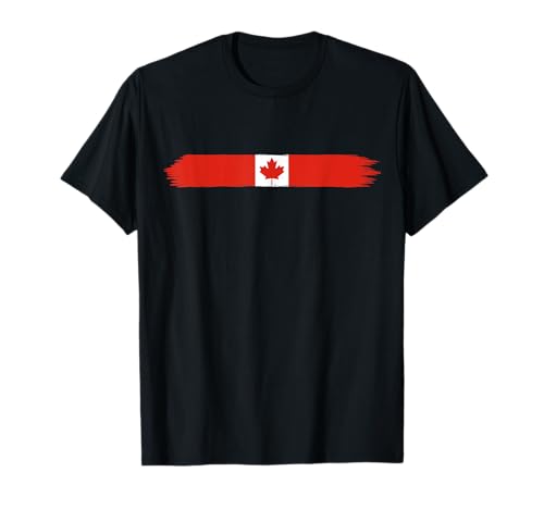 Kanada für Frauen Kanadische dünne Flagge für Herren Kanada T-Shirt von Canada thin flag for Men and Women