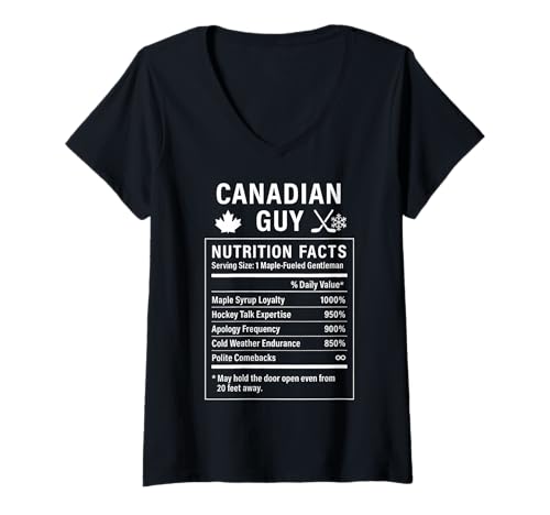 Damen Kanadische Männer und Jungen mit kanadischen Wurzeln T-Shirt mit V-Ausschnitt Damen Kanadische Männer und Jungen mit kanadischen Wurzeln T-Shirt mit V-Ausschnitt von Canadian Cultural Gifts for Boys Men of Canada